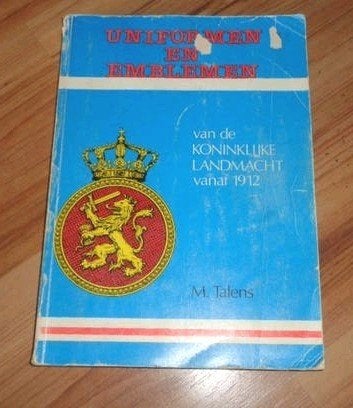 Embleem uniform boek Talens leger militair soldaat, Verzamelen, Verzenden, Landmacht, Nederland, Boek of Tijdschrift