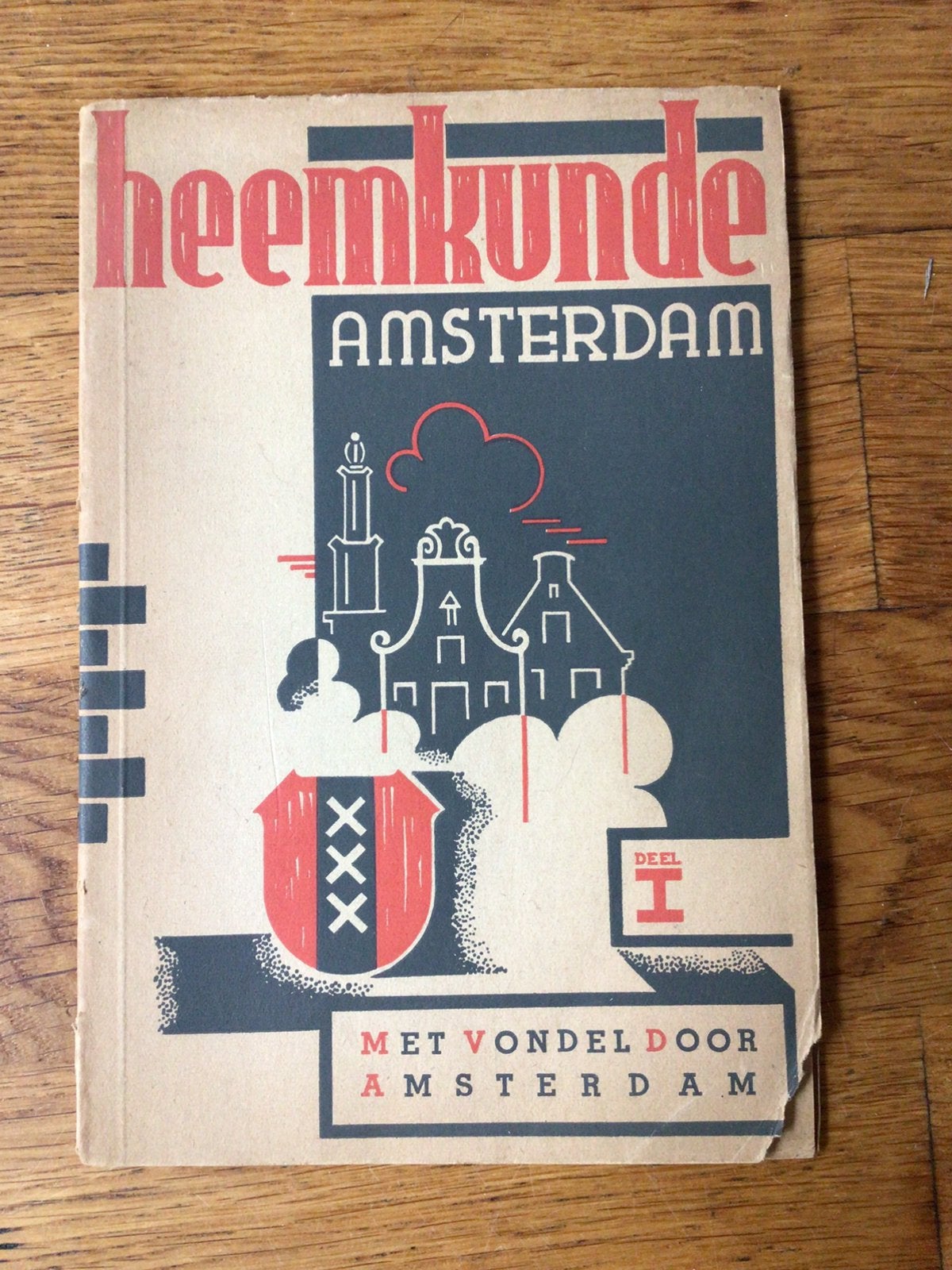 Brugmans, Met Vondel door Amsterdam, Heemkunde, uit jaren 40, Boeken, Ophalen of Verzenden, 20e eeuw of later, Gelezen