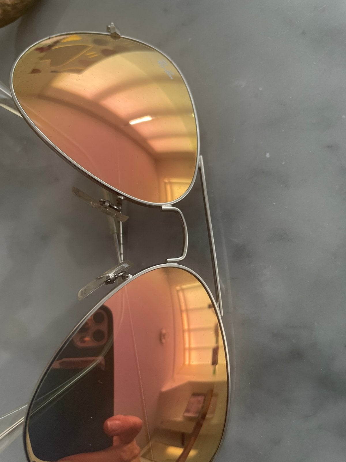 Ray-ban aviator zonnebril als nieuw, Ophalen of Verzenden, Zo goed als nieuw, Ray-Ban