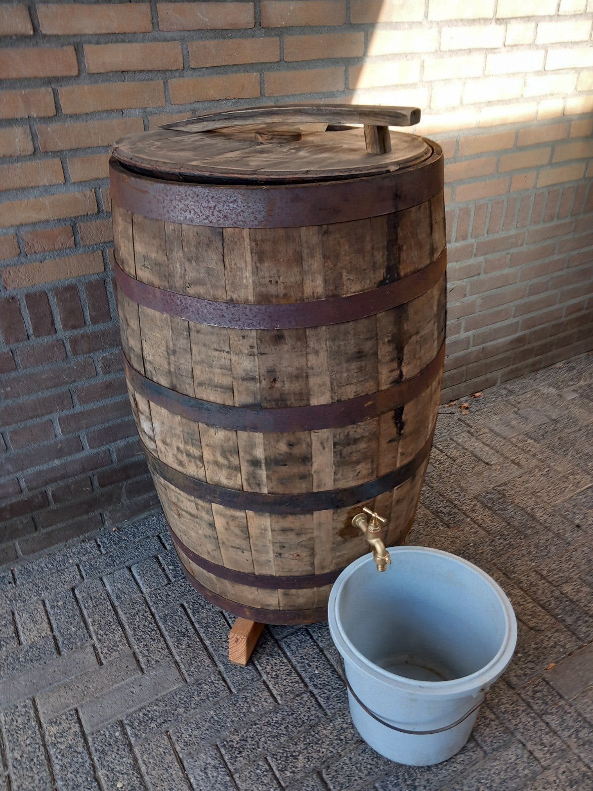 whisky vat 190lt regenton statafel, Tuin en Terras, Regentonnen, 150 liter of meer, Ophalen, Nieuw