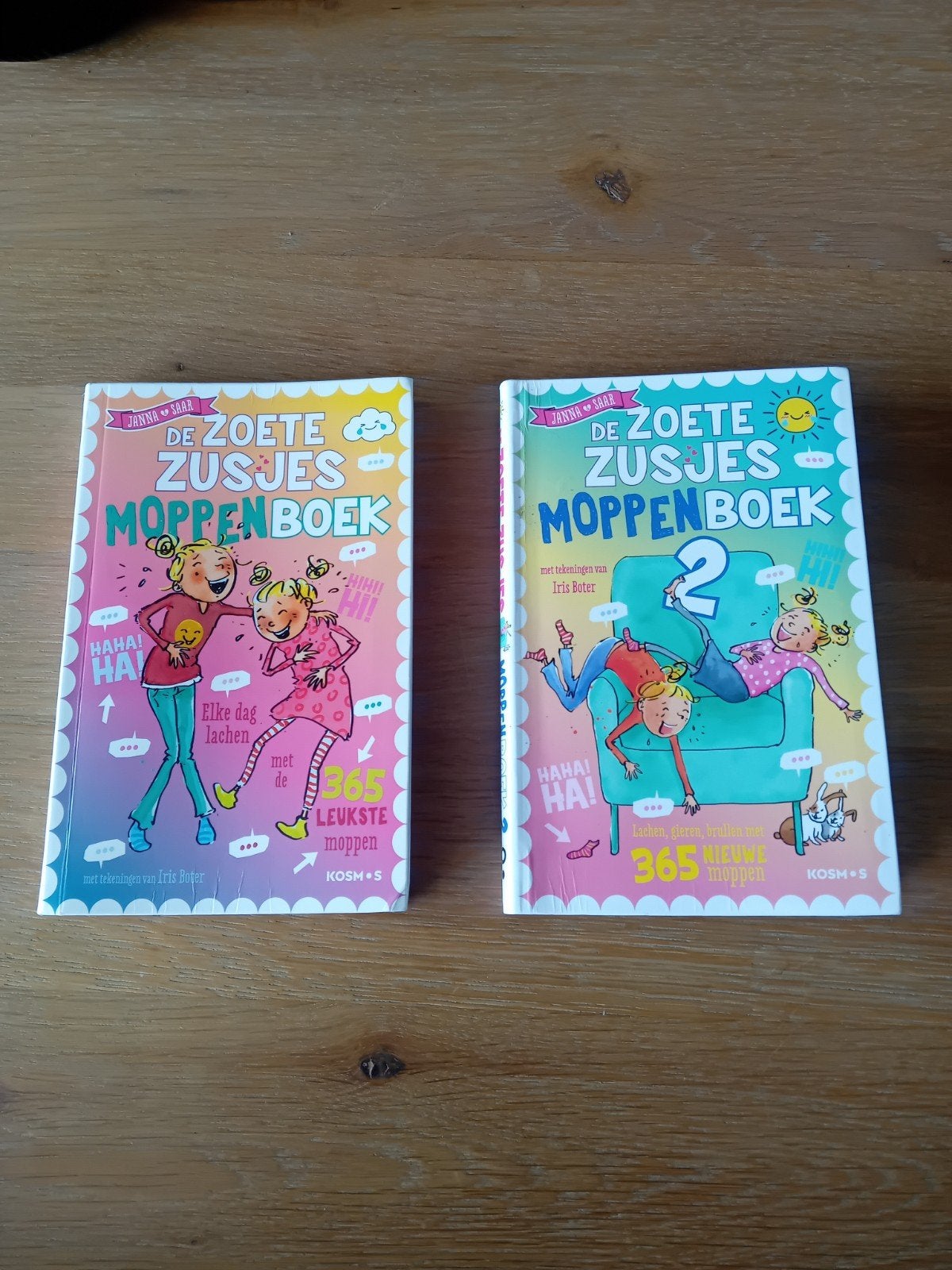 Moppenboek 1 en 2 van de zoete zusjes, Ophalen, Zo goed als nieuw, Non-fictie