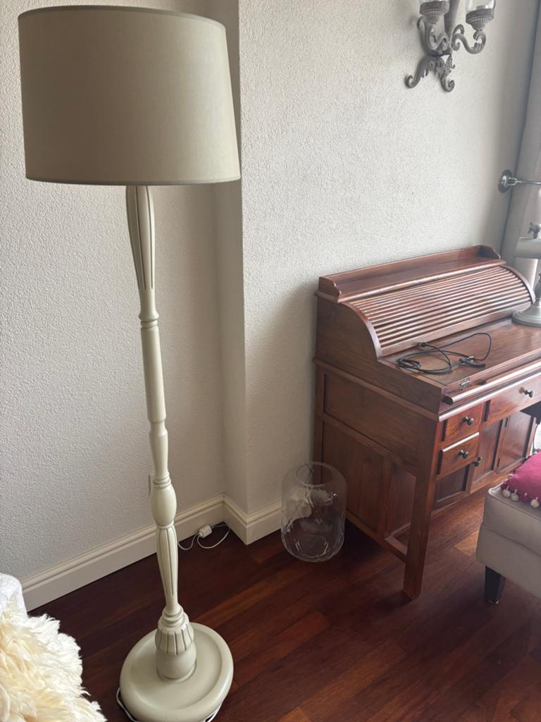 Schemerlamp met mooie lampenkap., Ophalen of Verzenden, Zo goed als nieuw, Minder dan 100 cm