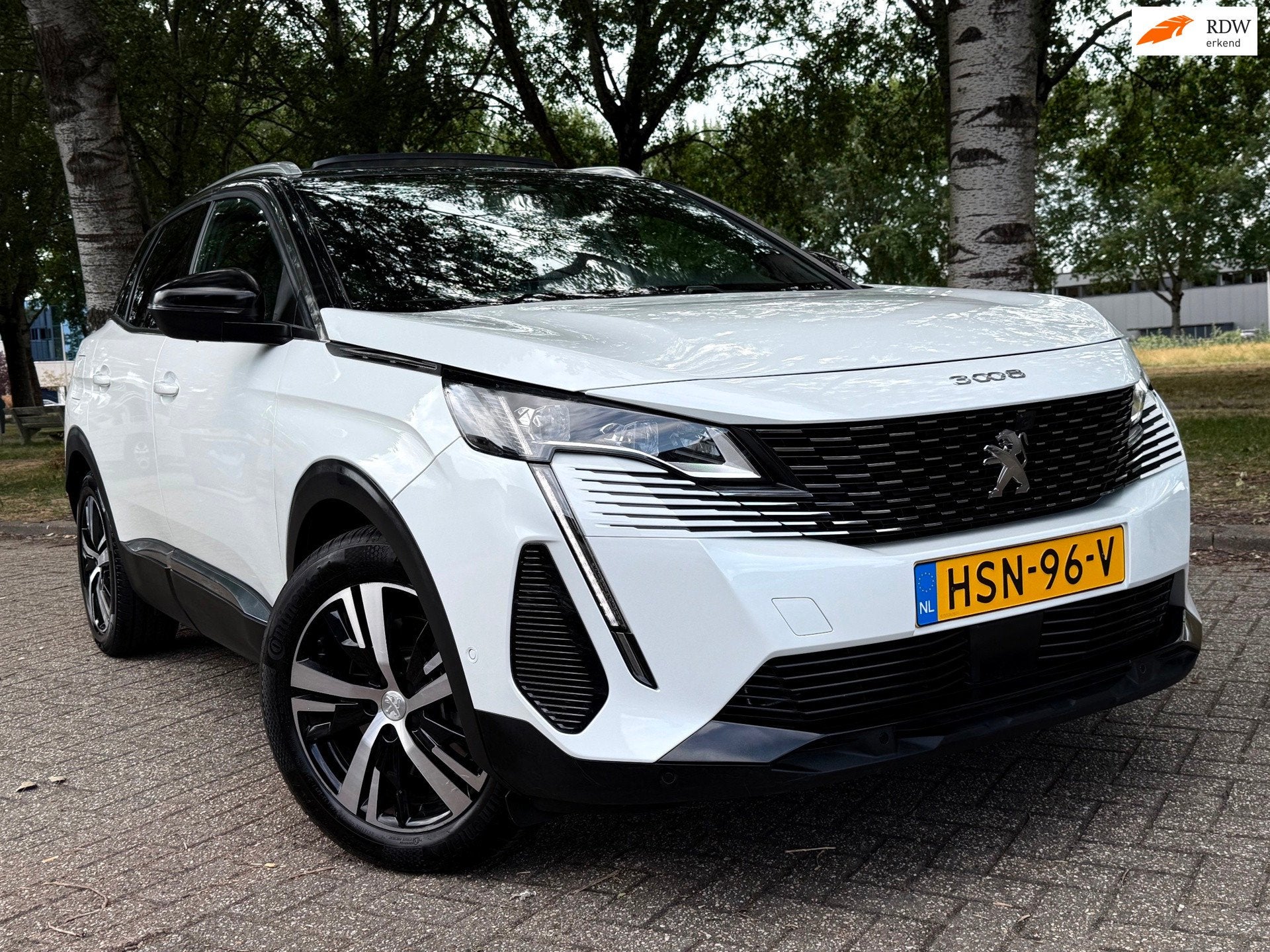 Peugeot 3008 1.6 HYbrid 225 GT hybrid massage stoelen, Euro 6, 181 pk, Wit, Plug-in hybride