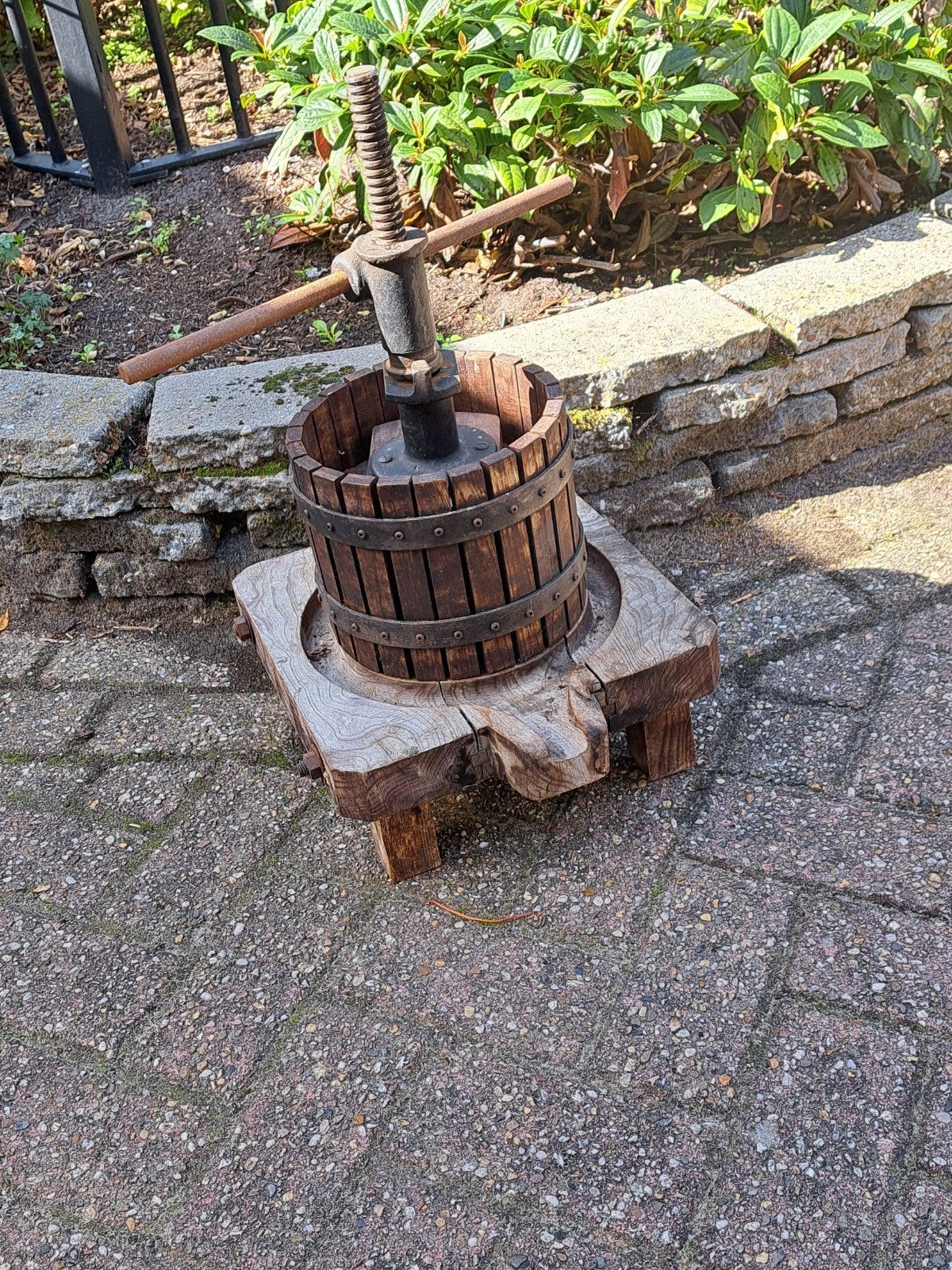 Antieke druivenpers - Wijn- of fruitpers, Ophalen of Verzenden
