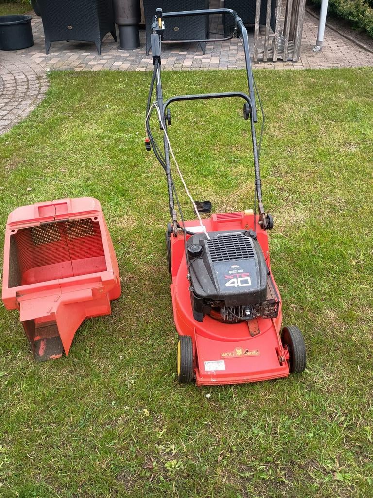Wolf garden moter grasmaaier, Ophalen, Gebruikt