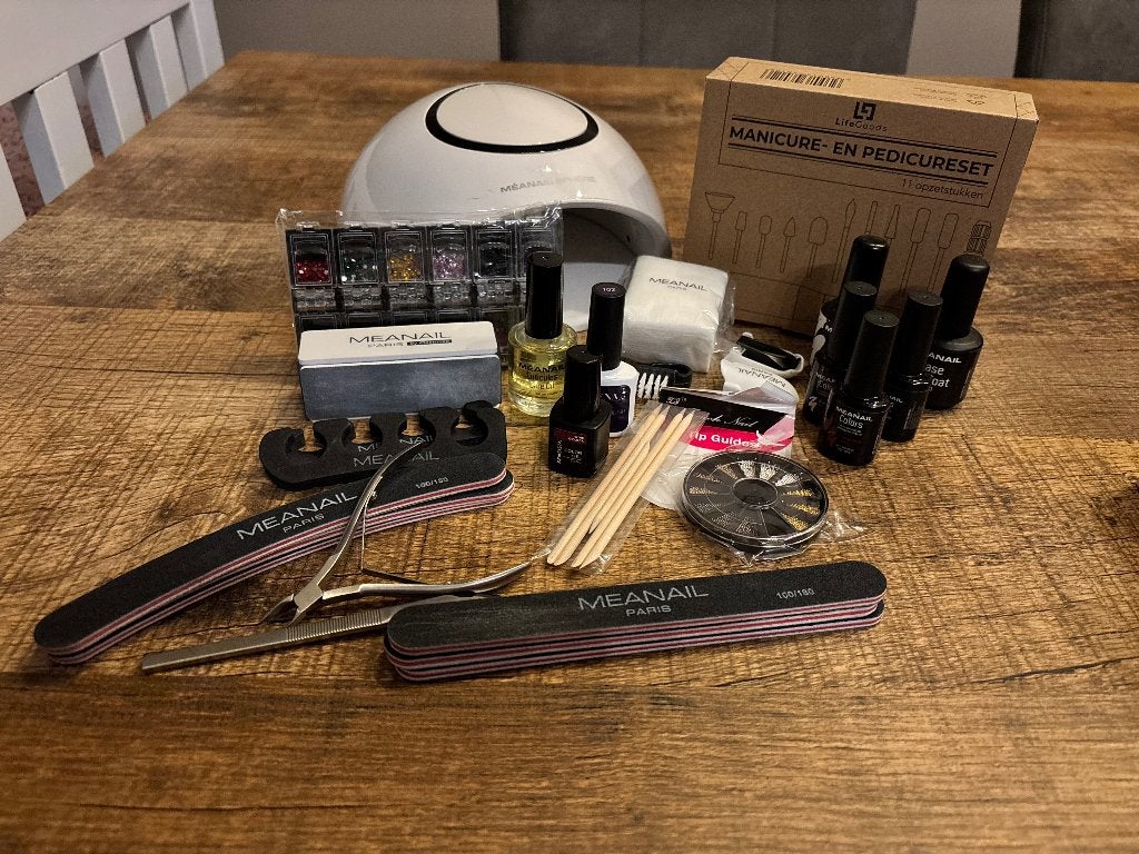 Meanail Sphere Gellak Set + Lifegoods Manicure (Getest), Ophalen of Verzenden, Zo goed als nieuw, Overige typen