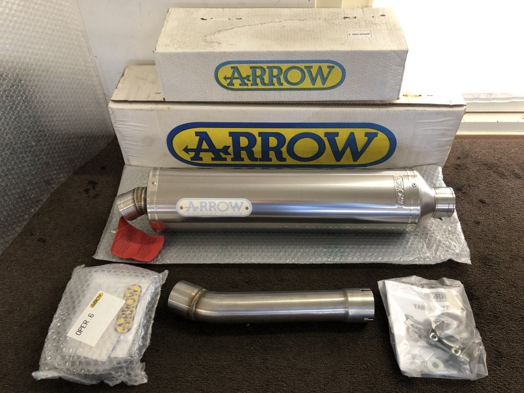 Arrow uitlaat demper YZF-R6 YZFR6 R6 2003-2005 RJ05 RJ09, Verzenden, Arrow Special Parts S.p.A., Nieuw, Info@arrow.it