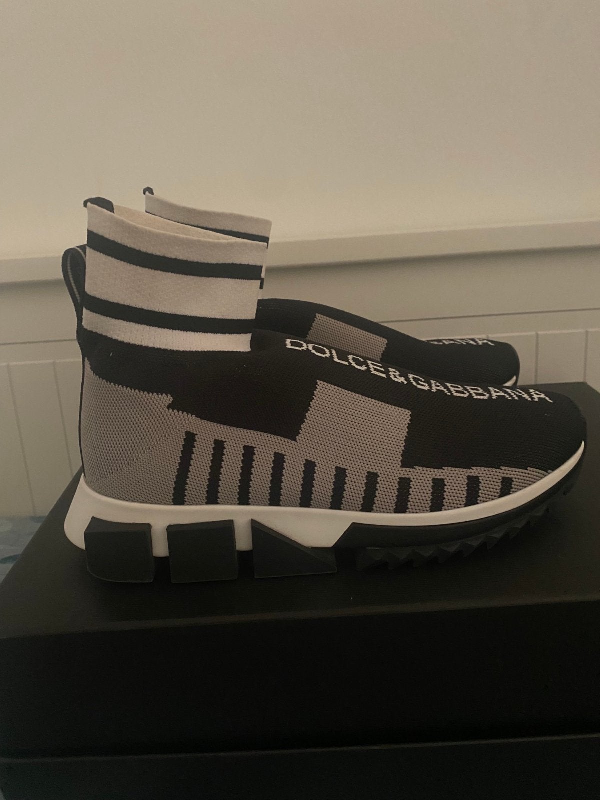 Dolce & Gabbana Sneakers - Zwart/Wit, Ophalen, Zwart, Nieuw, Sneakers of Gympen