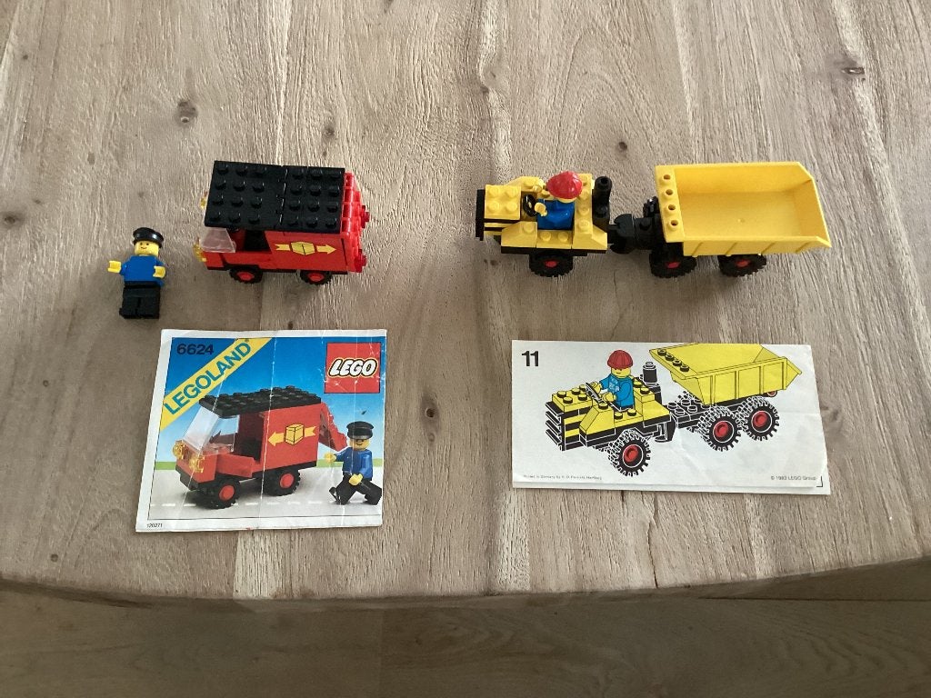 Lego 6624, 6652., Gebruikt, Overige thema's, Compleet, Lego