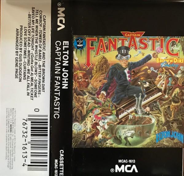 Elton John muziek cassette Captain Fantastic 1975 original, Gebruikt, Ducoso, 1 bandje, Ophalen of Verzenden