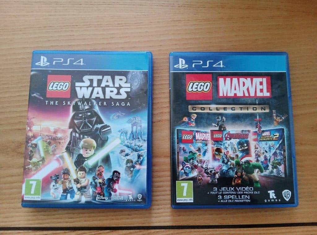 Lego star wars en marvel PS4 games 2 stuks, Avontuur en Actie, Ophalen of Verzenden, Zo goed als nieuw, 3 spelers of meer