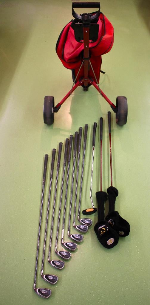 Callaway Big Bertha Ladies set, Putter,2 Drivers, Trolley, Sport en Fitness, Golf, Ophalen of Verzenden, Gebruikt, Set, Callaway