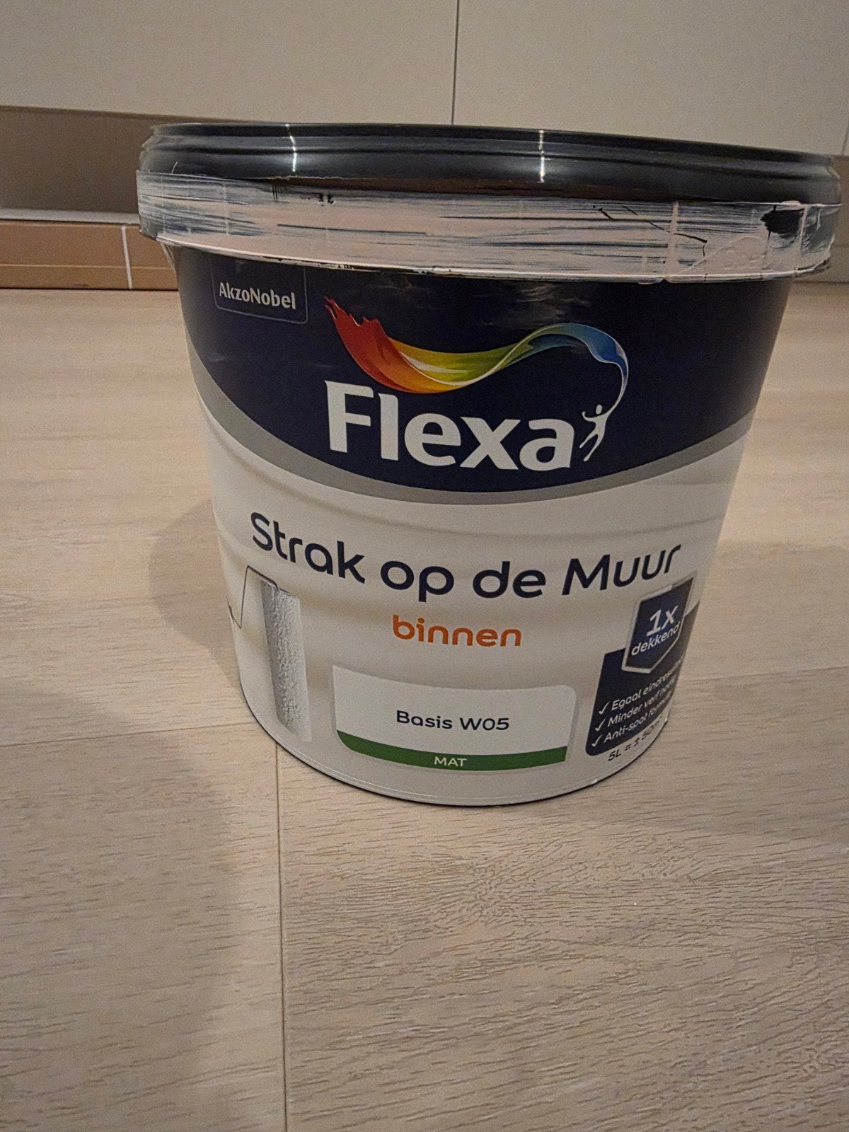 Flexa birthday cake 4.5 liter over van 5 liter, Ophalen, Nieuw, Groen