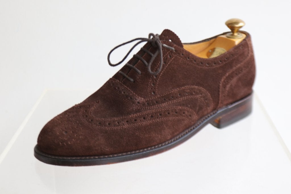 Nederlands klassieke Van Bommel brogues maat 7.5 G = 41.5, Kleding | Heren, Bruin, Ophalen of Verzenden, Zo goed als nieuw, Van Bommel