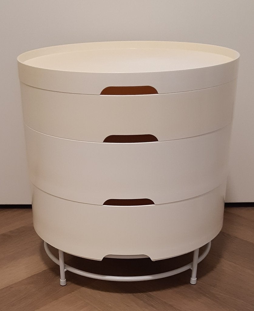 Bijzettafel Ikea PS 2014 collectors item., Gebruikt, Rond, Ophalen, 45 tot 60 cm