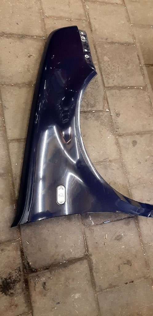 Rechter blauw voorscherm Golf 4 model, Ophalen of Verzenden