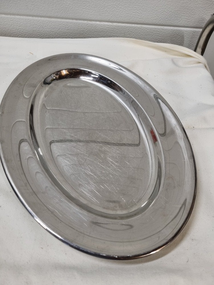 schaal rvs gero zilmeta ovaal, Ophalen of Verzenden, 'T Olde Gre-j, Info@toldegrej.nl, Endepoelstraat 20f Didam