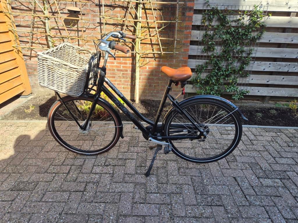 Gazelle Miss Grace met mand in nette staat, maat 54, Ophalen, Gebruikt, Gazelle, Versnellingen