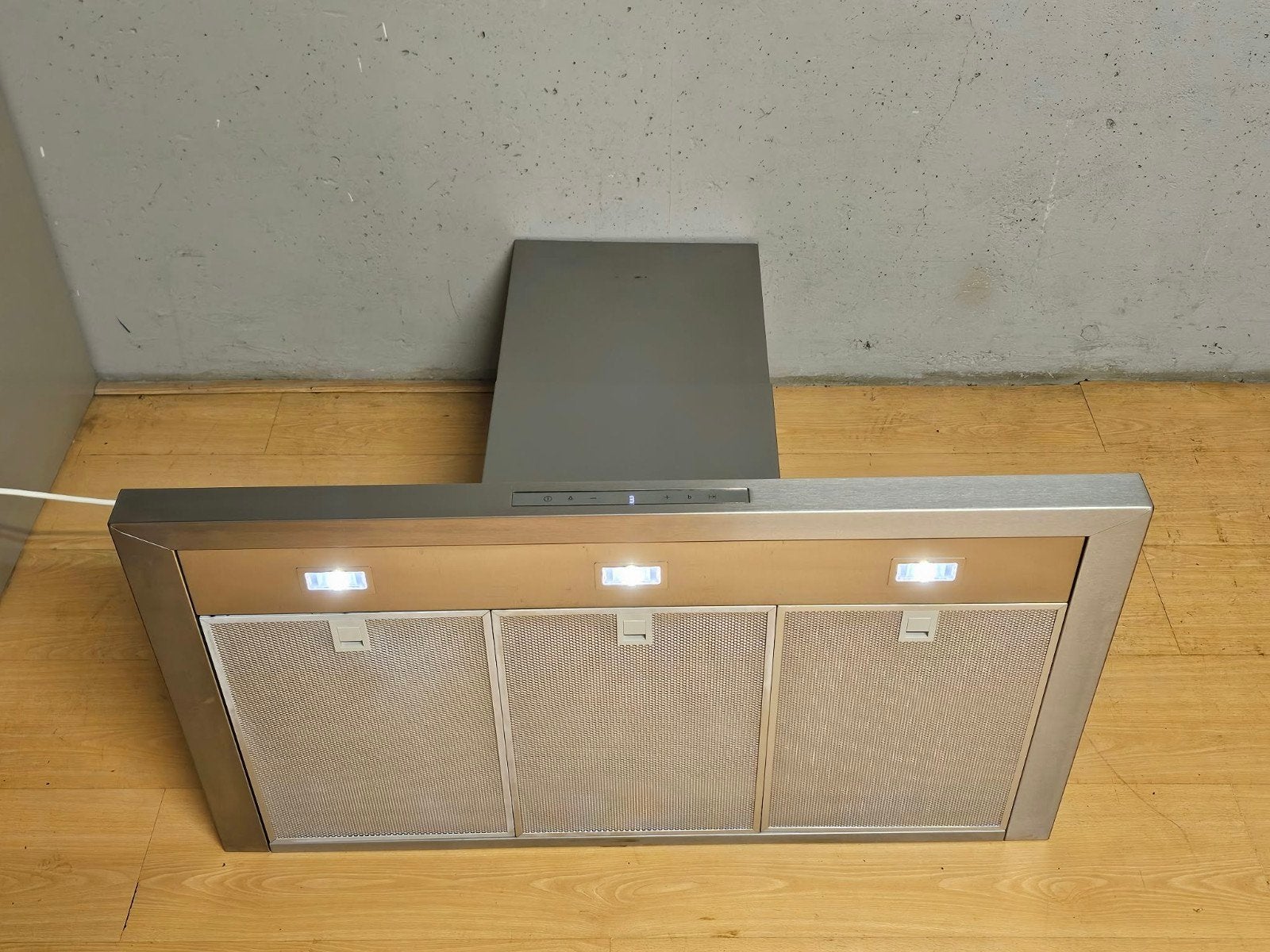 Mooie Siemens afzuigkap, 90 cm, Witgoed en Apparatuur, Ophalen of Verzenden, Zo goed als nieuw, Wandschouwkap