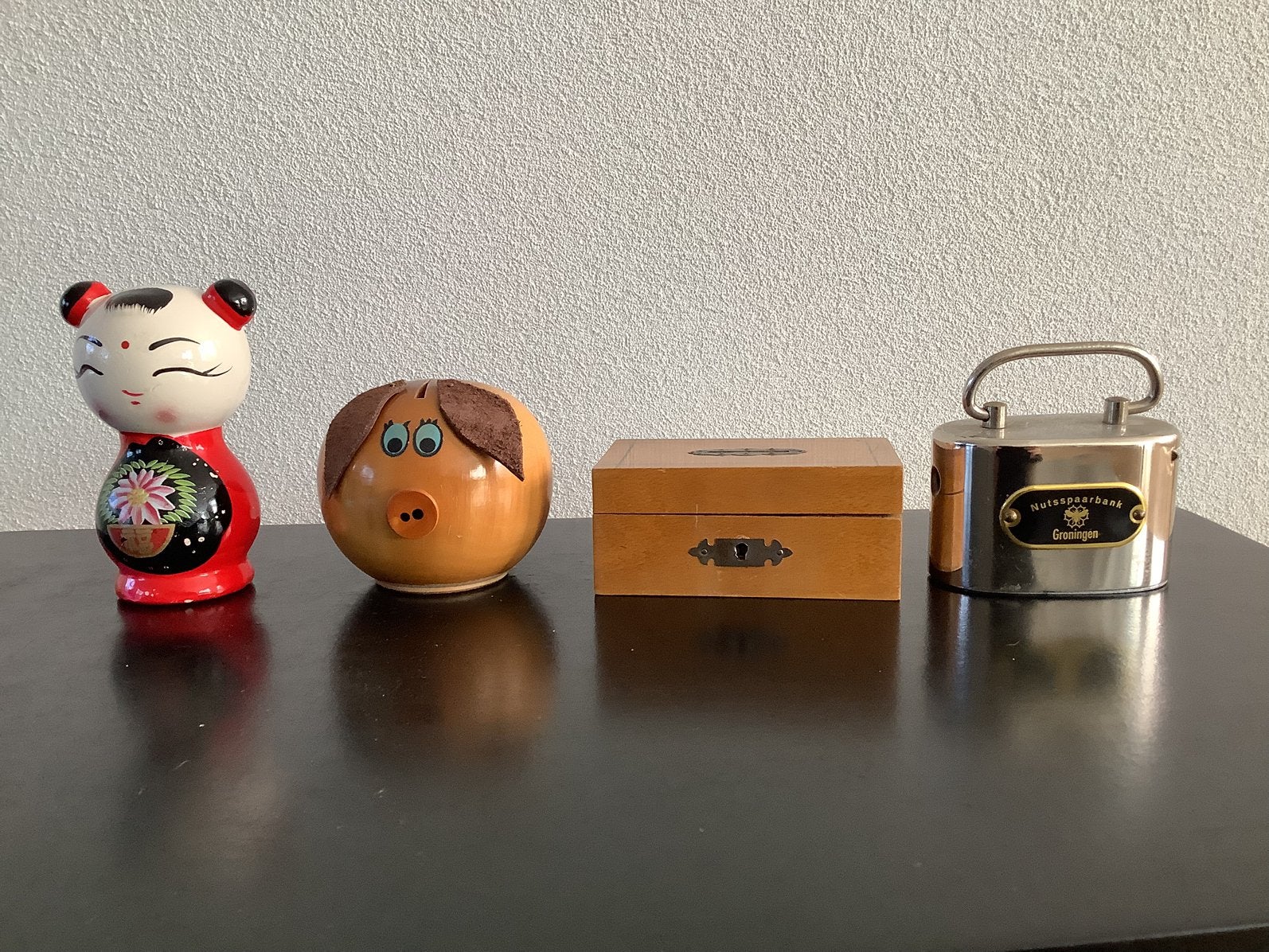 Vintage spaarpotten, Ophalen of Verzenden, Zo goed als nieuw, Steen, Aardewerk of Keramiek, Dier