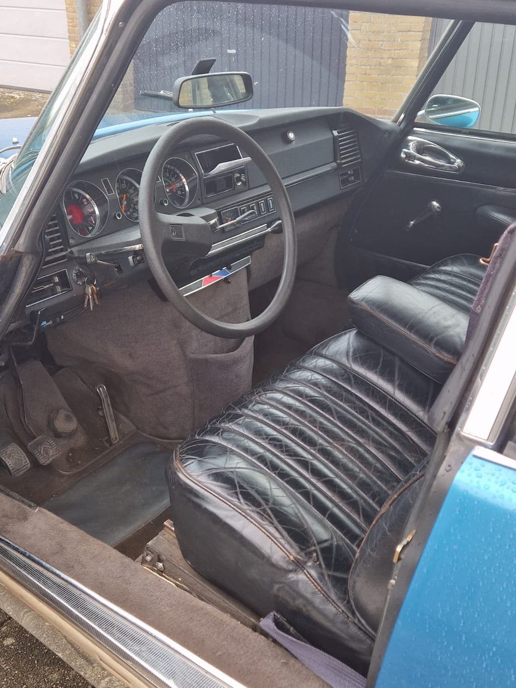 prachtige ds pallas 2300,5-bak,delta bleu uit 1973 op lpg, foto 6