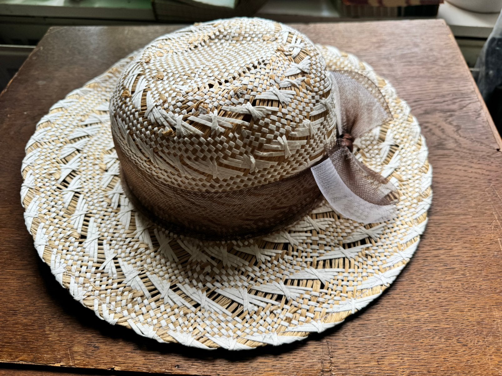 Leuke zomerhoed zonnehoed, Kleding | Dames, Hoeden en Petten, Ophalen of Verzenden, Hoed