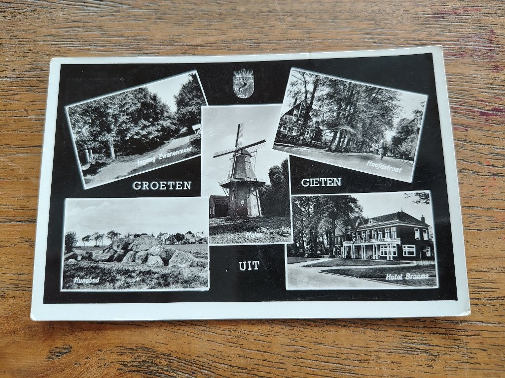 Groeten uit Gieten, Ophalen of Verzenden, Noord-Brabant