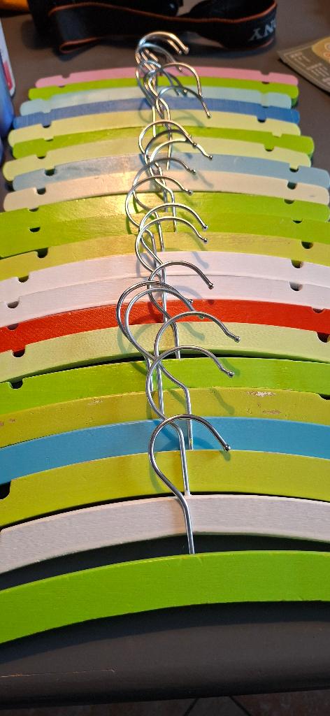 Babykleding hangers, Ophalen of Verzenden, Zo goed als nieuw, Hout, Kinderen