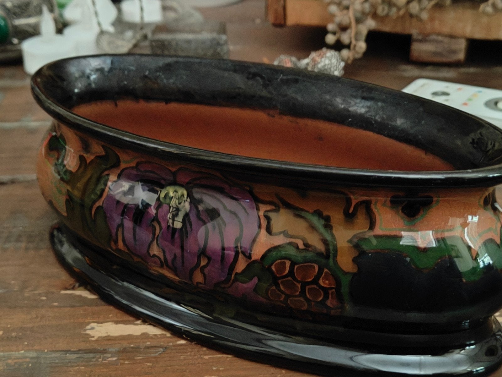 Gouds Plateel Zuid Holland Jardinière Art Nouveau 'Carma', Antiek en Kunst, Antiek | Keramiek en Aardewerk, Ophalen of Verzenden
