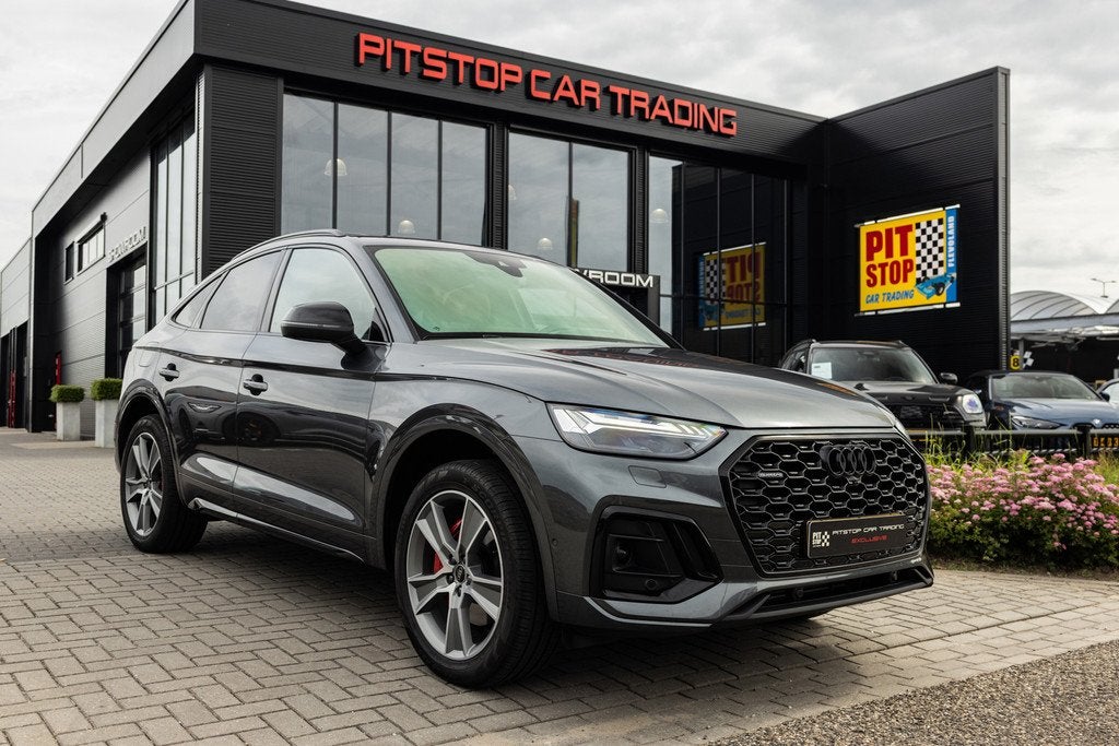 Audi Q5 Sportback 55 TFSI e S-line Competition, RS-zetels, T, Auto's, Audi, Automaat, Gebruikt, 4 cilinders, Bedrijf