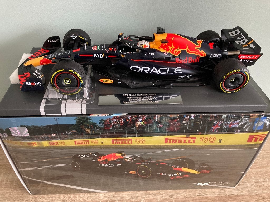 ✅ Max Verstappen editie 88 1:18 Winner Spain GP 2022 RB18, Ophalen of Verzenden, Nieuw, Formule 1
