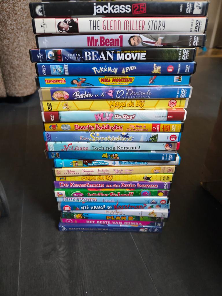 GRATIS OPHALEN: diverse dvd's, vooral kinderen, Ophalen, Gebruikt, Alle leeftijden, Overige genres