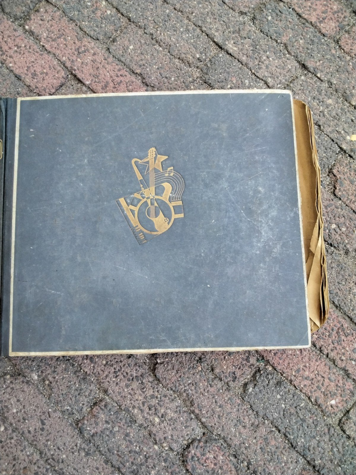 Leuke oude 78 toeren album met veel Nederlandse platen., Beschermende buitenhoes, Ophalen of Verzenden, Gebruikt, Overige typen