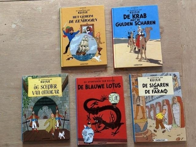Kuifje hard cover A5, Meerdere stripboeken, Ophalen of Verzenden, Zo goed als nieuw, Hergé