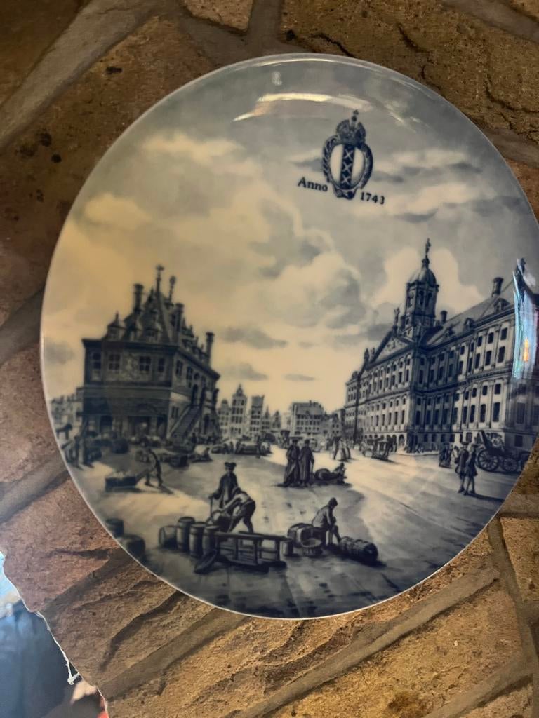 3 amsterdsamse bordjes focke and meltzer, Antiek en Kunst, Ophalen of Verzenden