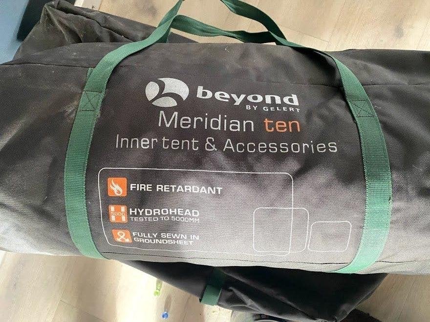 Beyond by Gelert Meridian (Ten) Tent met accessoires, Ophalen, Zo goed als nieuw, Meer dan 6