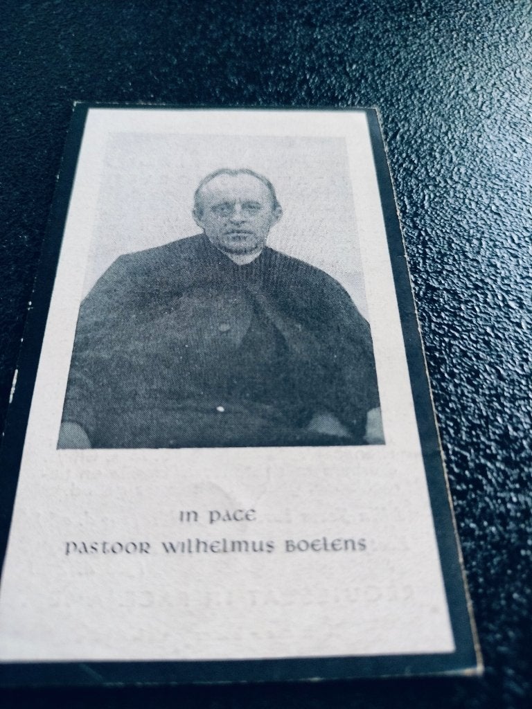 Bidprentje Pastoor Boelens Ulft Vleuten Terwolde Oudenrijn, Ophalen of Verzenden