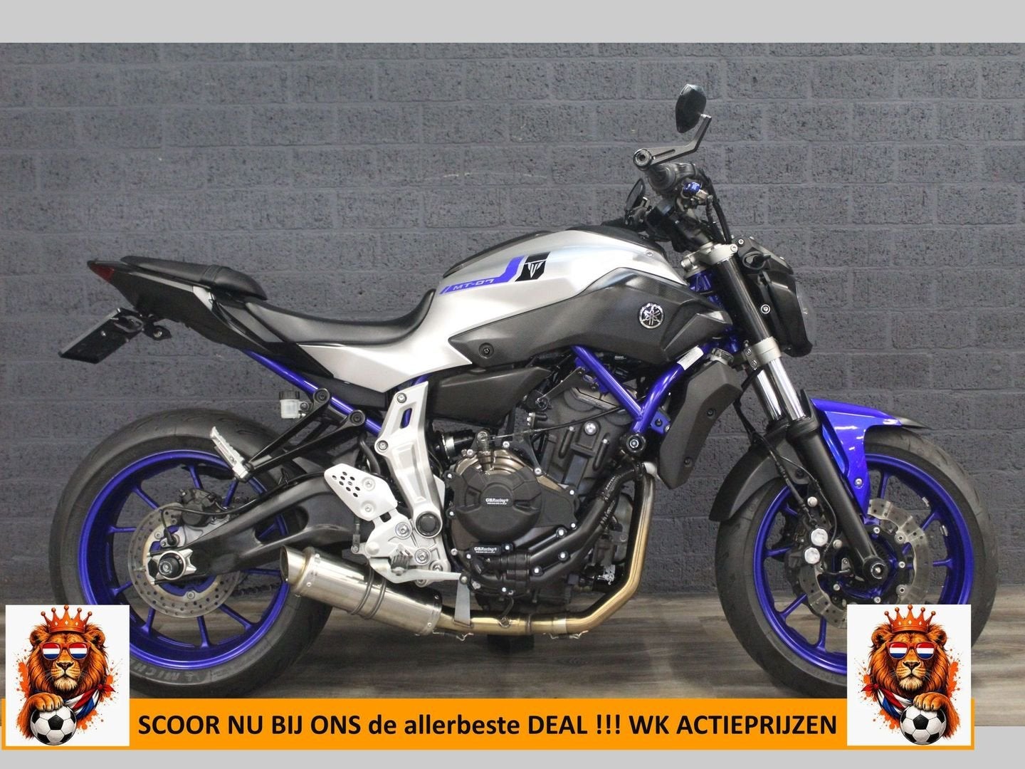 YAMAHA MT 07 ABS (bj 2016) 33,477 km 35KW A2 mogelijk, 2 cilinders, Bedrijf, Onbekend, YAMAHA