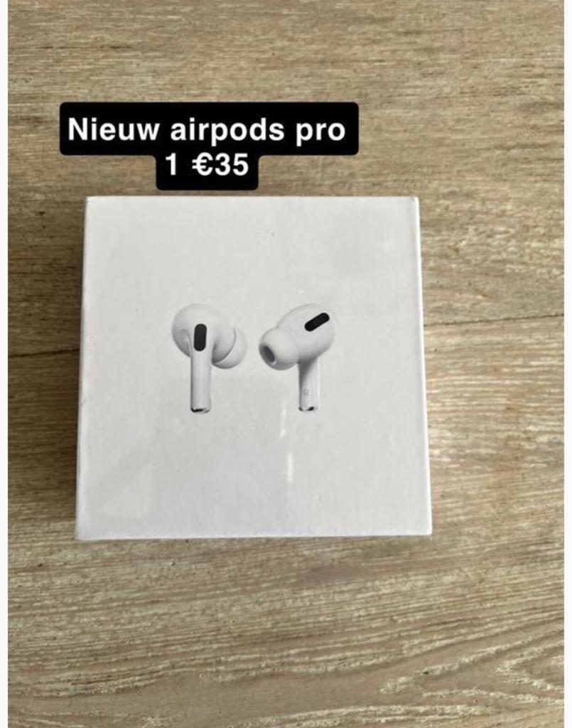 Nieuw in doos airpods pro €35, Telecommunicatie, Mobiele telefoons | Oordopjes, Ophalen of Verzenden, Nieuw