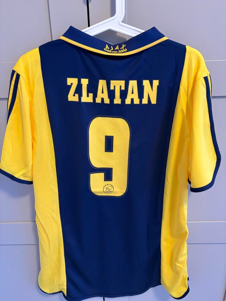 Retro ajax Thuisshirt 2000-2001 Zlatan Ibrahimovic #9, Sport en Fitness, Voetbal, Nieuw, Shirt, Maat L, Ophalen of Verzenden