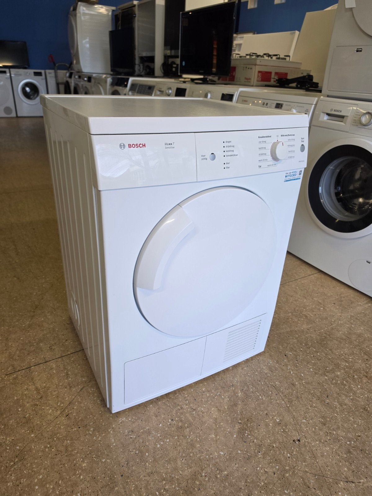 Bosch Maxx Sensitive afvoerdroger | 7 kilo | Gratis thuis ✅️, Bosch, Jirnsum, 6 tot 8 kg, Luchtafvoer