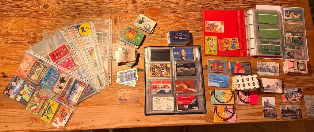 Grote verzameling telefoonkaarten '80-90 PTT + buitenland, Ophalen, Nederland