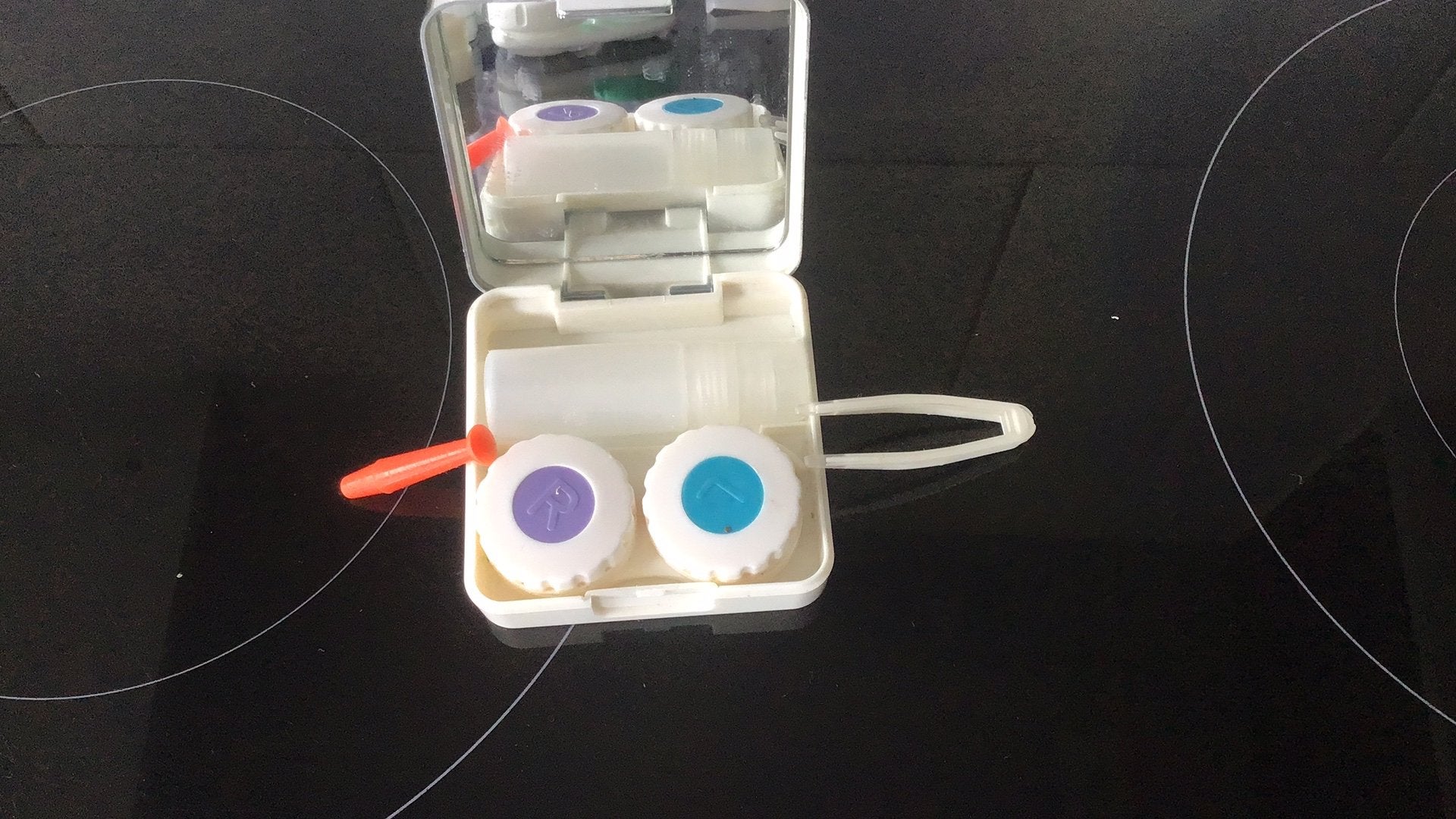 Contactlens reisset 3,00 euro, Ophalen of Verzenden, Gebruikt, Minder dan 20 cm, Minder dan 35 cm