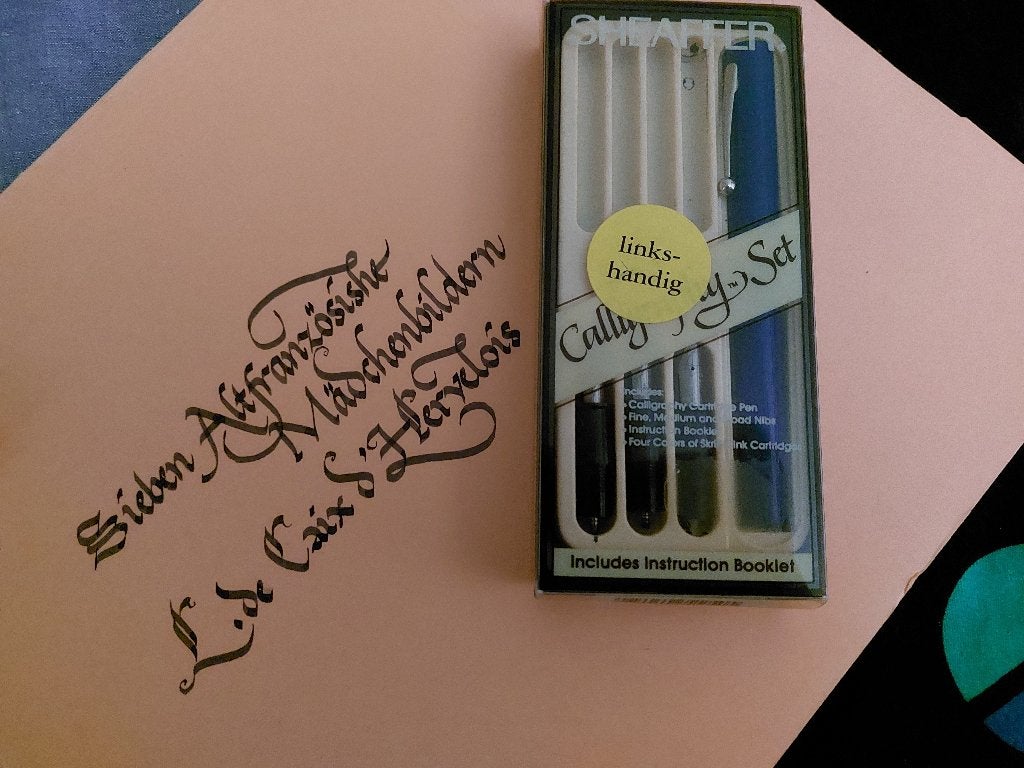 Kalligrafie Set, Ophalen, Gebruikt, Meerdere media