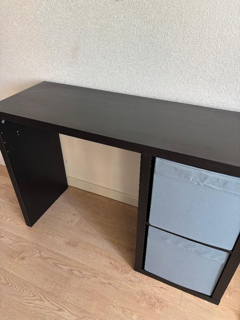IKEA KALLAX bureau – zo goed als nieuw, Ophalen, Zwart, 39 cm, Scandinavisch