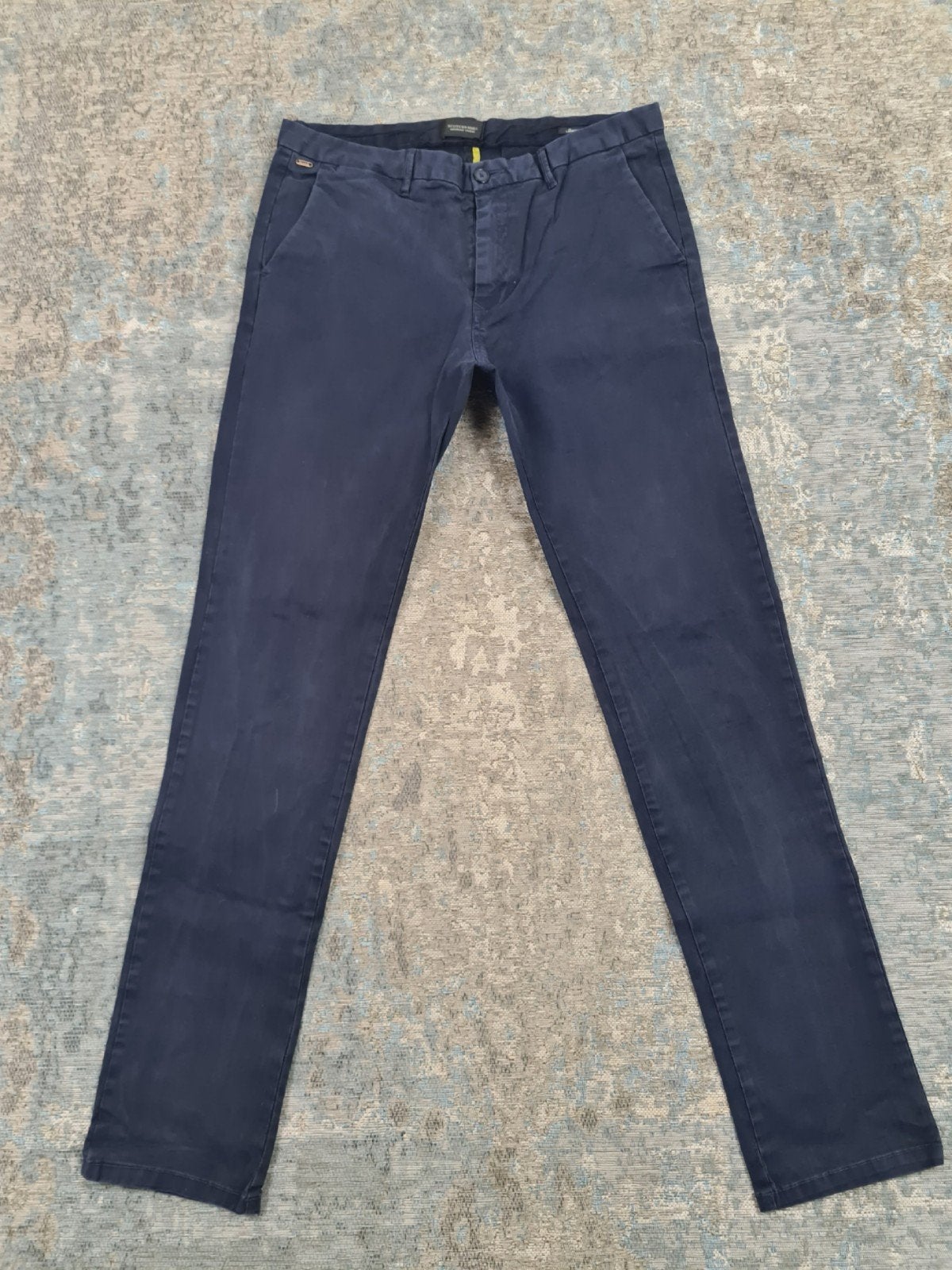 Scotch and Soda STUART CHINO W33 L34 Slim STRETCH Bronno3334, Kleding | Heren, Broeken en Pantalons, Maat 52/54 (L), Blauw, https://scotch-soda.eu/pages/contact