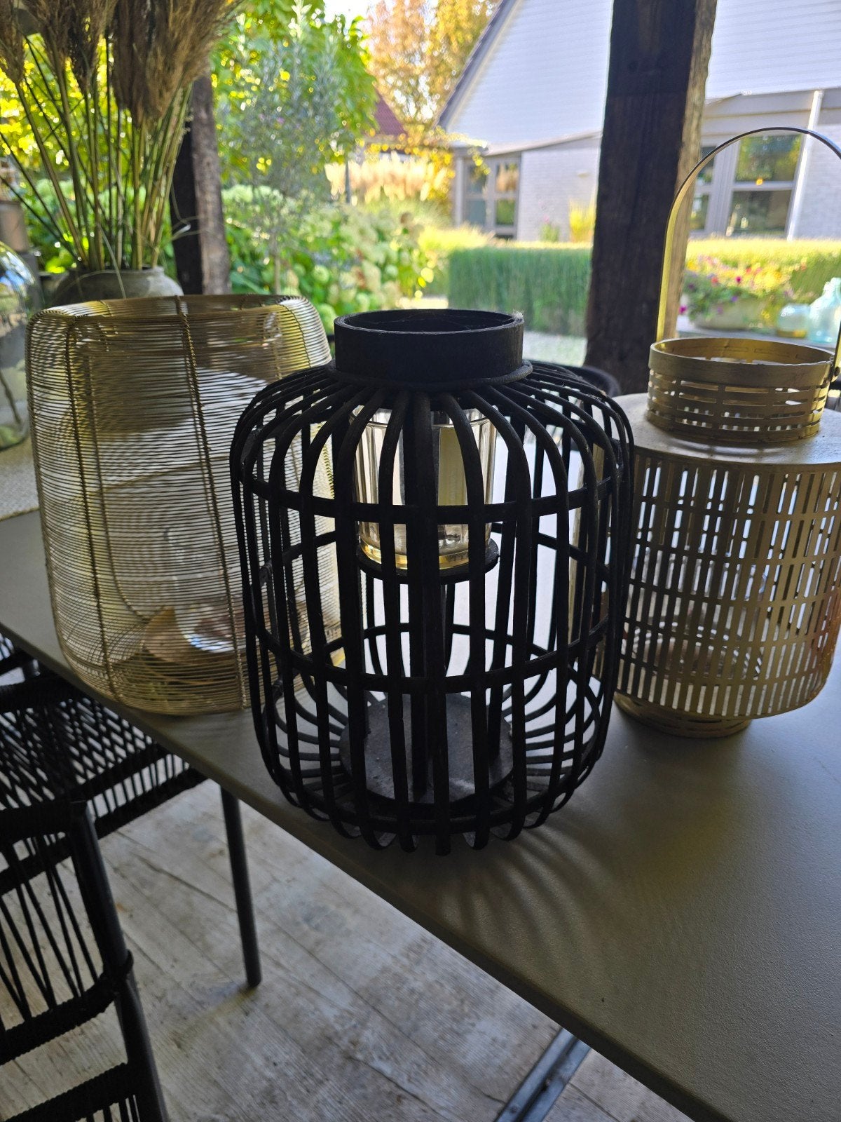 3x windlicht pst.€5, Ophalen, Overige materialen