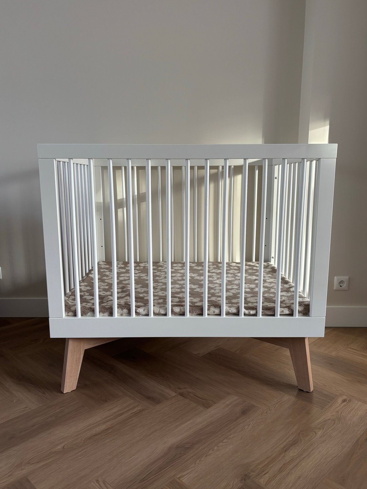 Kidsmill Sixties Box Wit mat/Naturel, Ophalen, Gebruikt, Ledikant