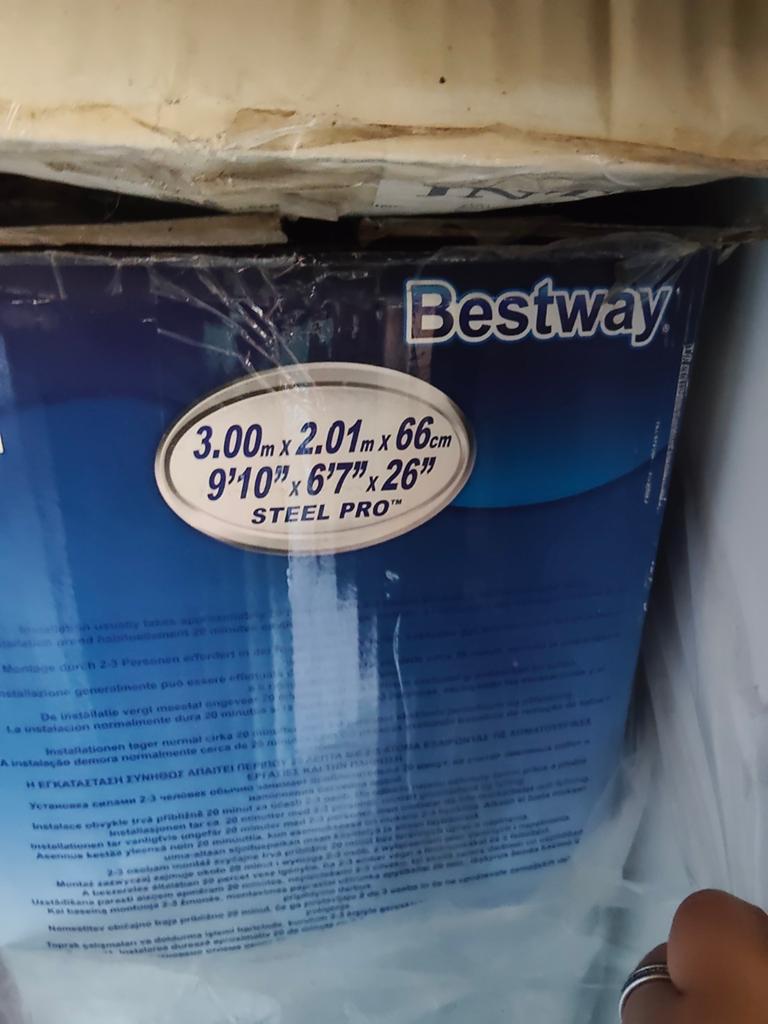 Bestway 300x201x66 zwembad met toebehoren, Ophalen