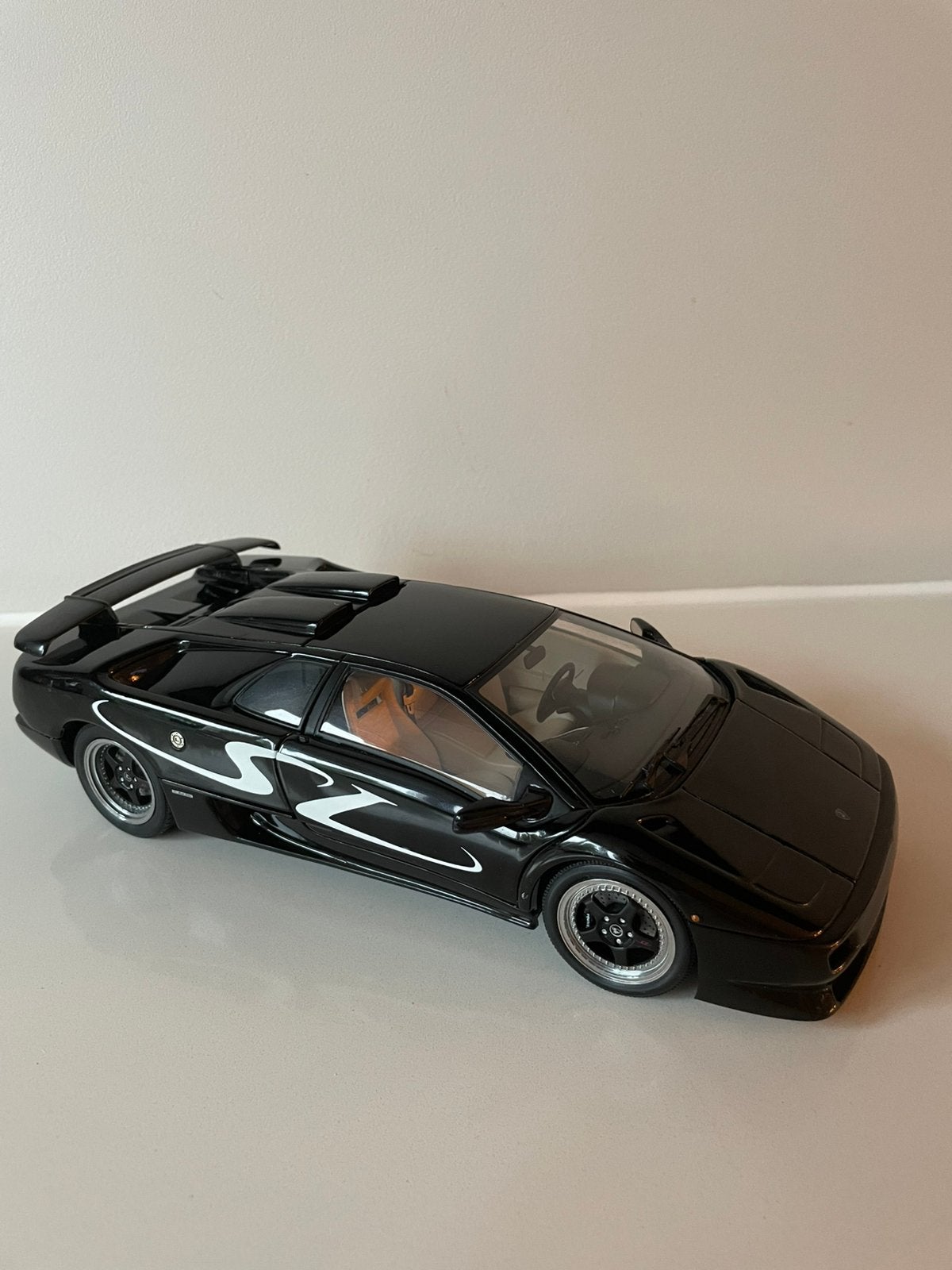 1/18 Autoart Lamborghini Diablo SV, Ophalen of Verzenden, Zo goed als nieuw, Auto, Overige merken